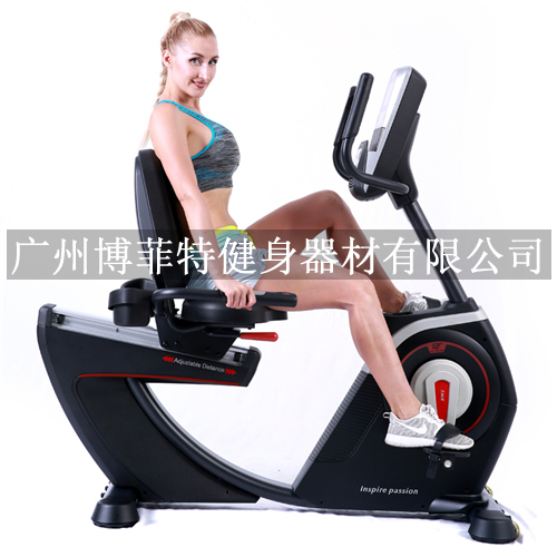 BCE602商用靠背式健身車 健身房器材專業臥式健身