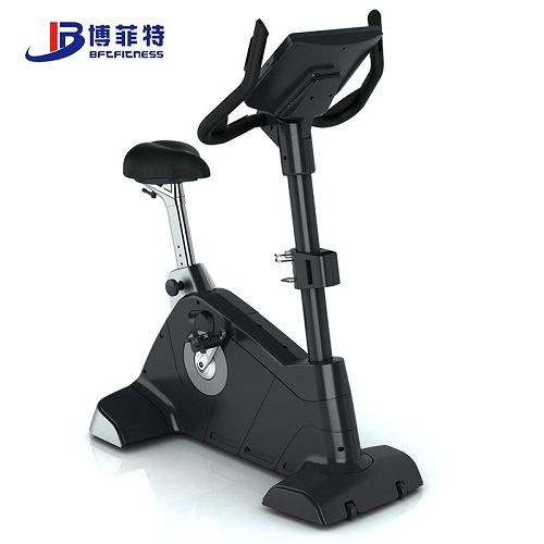 15.6觸控大屏立式健身車 wifi上網自發電磁控智能健身車大圖展示1